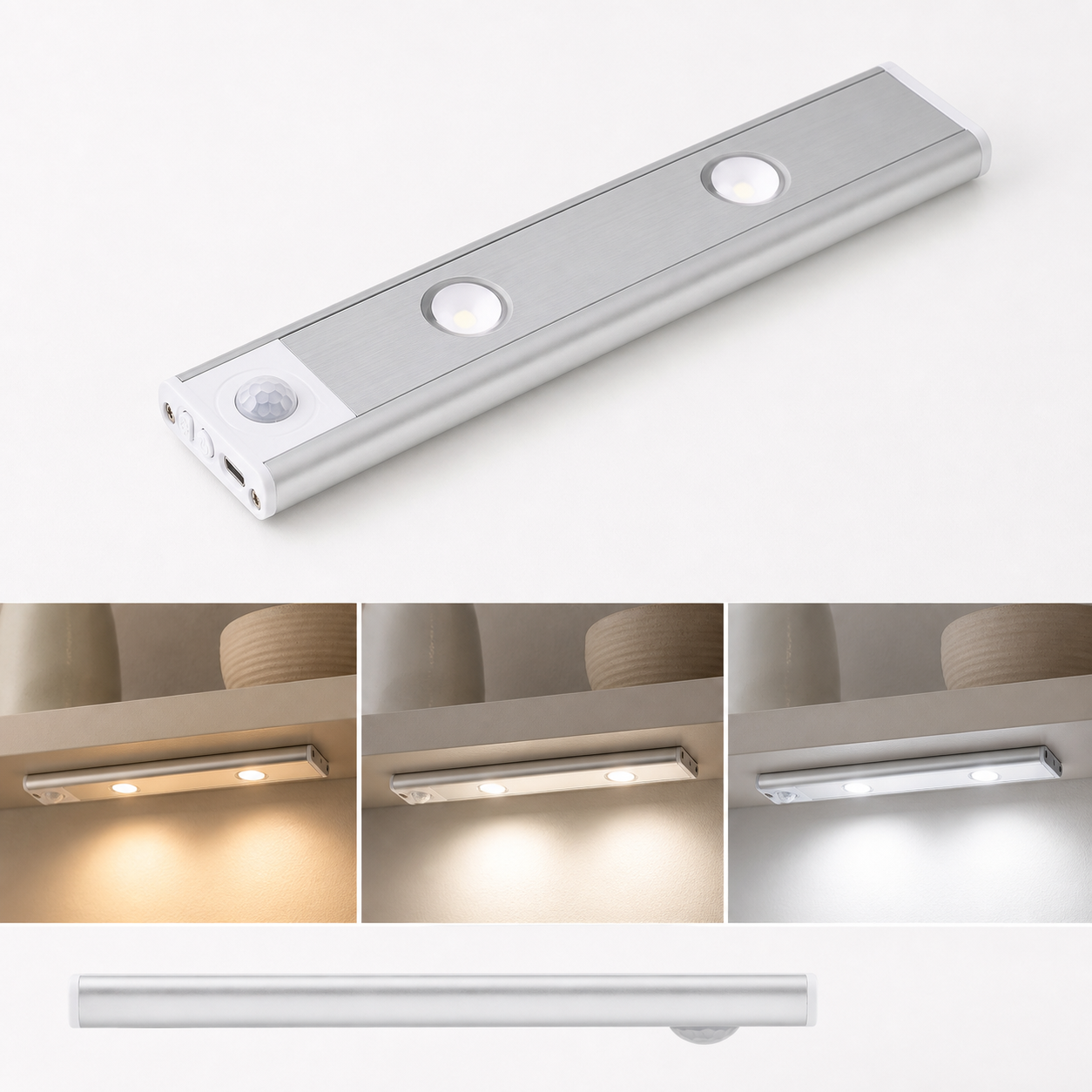 Voltex Halo warm neutral and cool white light settings